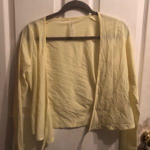 Tissue weave wrap top from OV